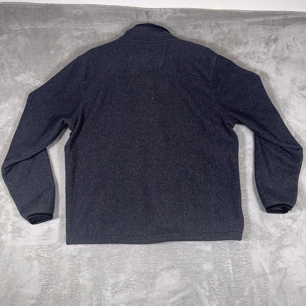 Carhartt Mens Full Zip Sweatshirt Jacket Size L work Polyester Knit - Picture 10 of 11